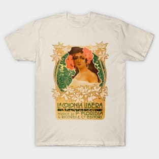 La Colonia Libera, opera poster T-Shirt